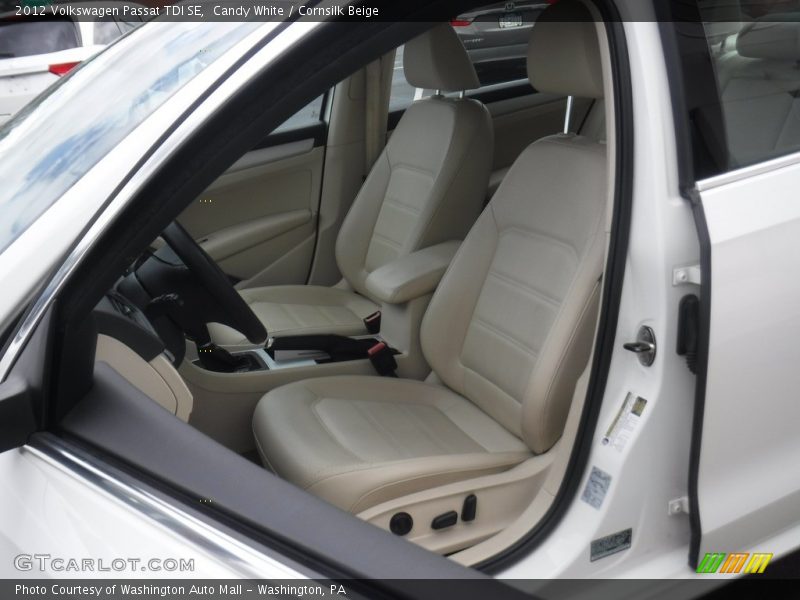 Candy White / Cornsilk Beige 2012 Volkswagen Passat TDI SE