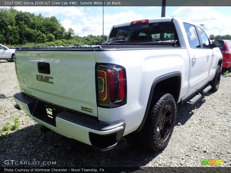 Summit White / Jet Black 2017 GMC Sierra 1500 SLT Crew Cab 4WD