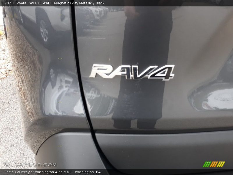 Magnetic Gray Metallic / Black 2020 Toyota RAV4 LE AWD