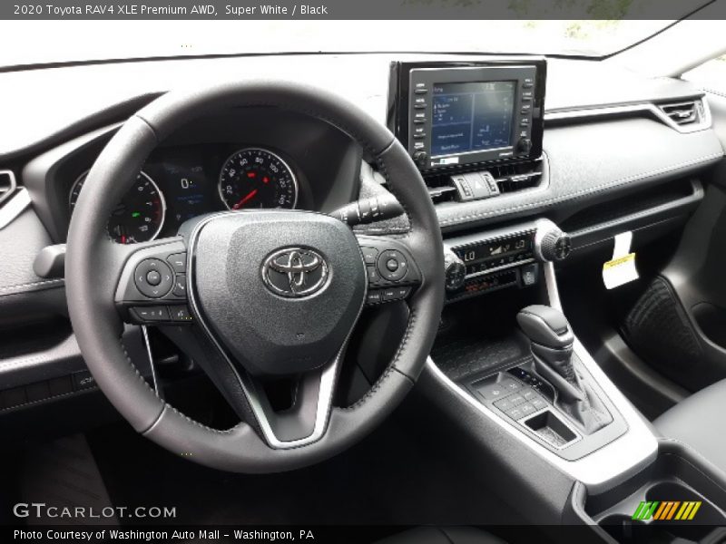 Super White / Black 2020 Toyota RAV4 XLE Premium AWD