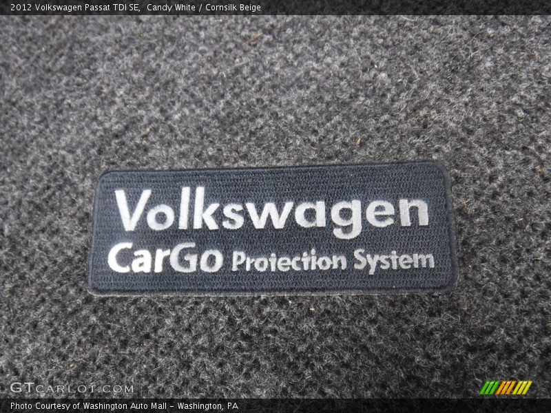 Candy White / Cornsilk Beige 2012 Volkswagen Passat TDI SE