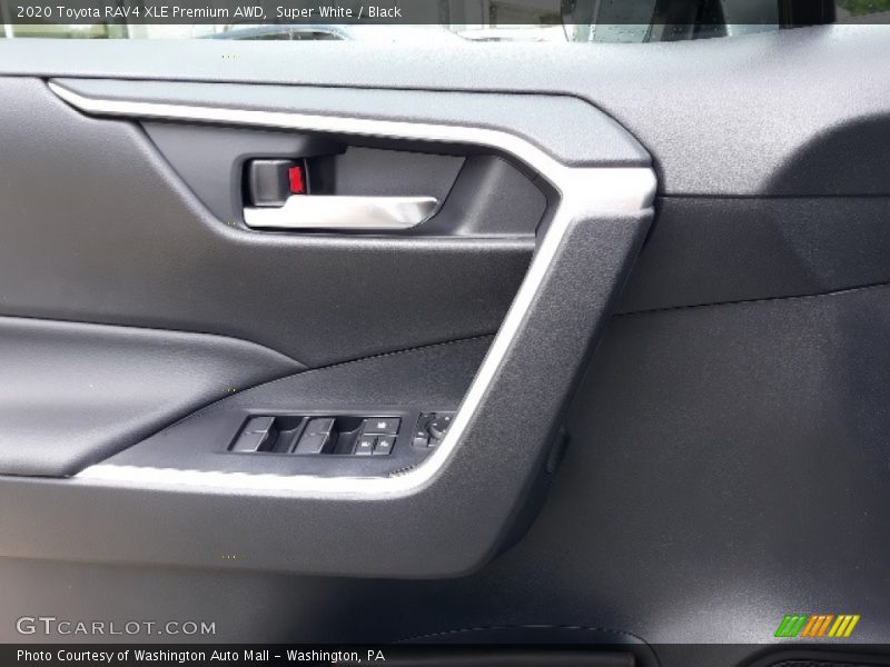 Super White / Black 2020 Toyota RAV4 XLE Premium AWD