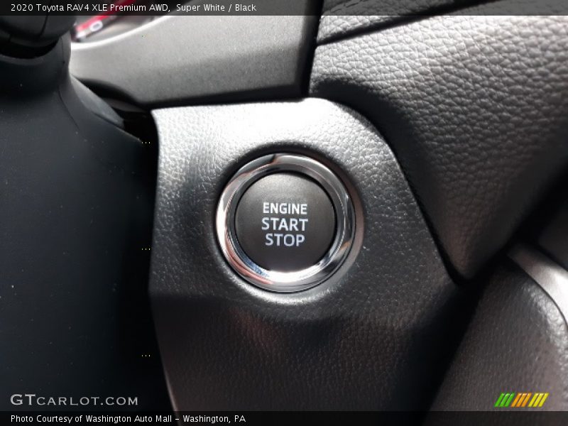 Super White / Black 2020 Toyota RAV4 XLE Premium AWD