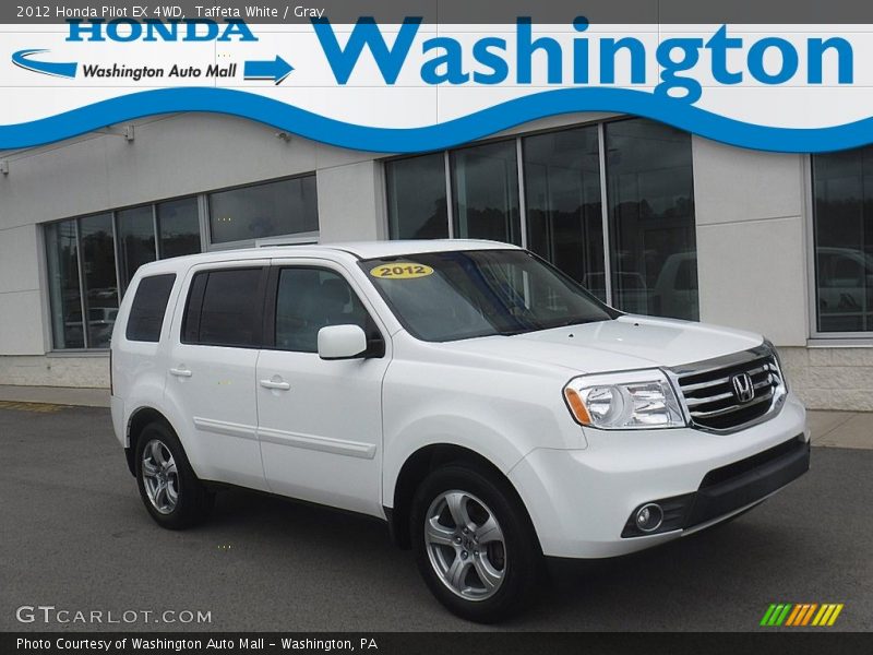 Taffeta White / Gray 2012 Honda Pilot EX 4WD