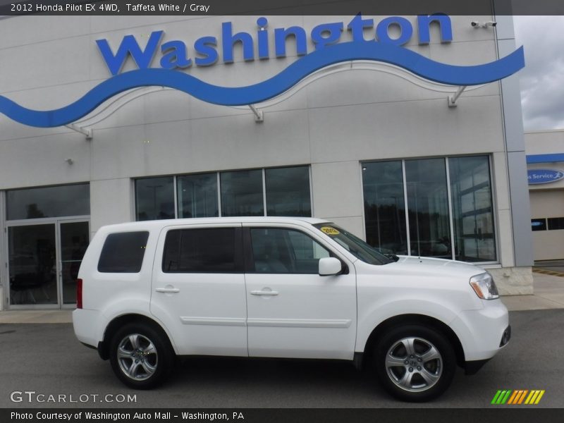 Taffeta White / Gray 2012 Honda Pilot EX 4WD