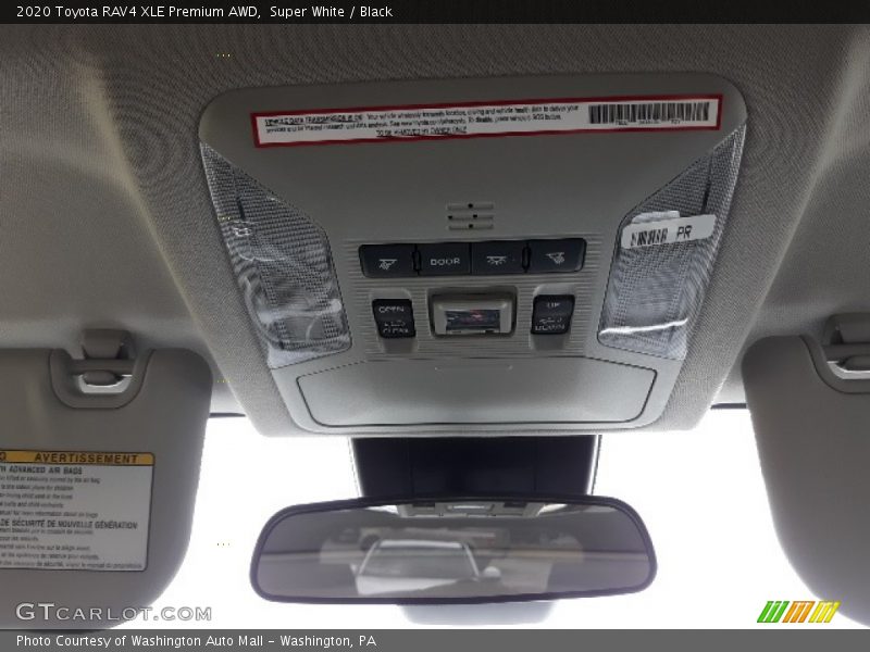 Super White / Black 2020 Toyota RAV4 XLE Premium AWD