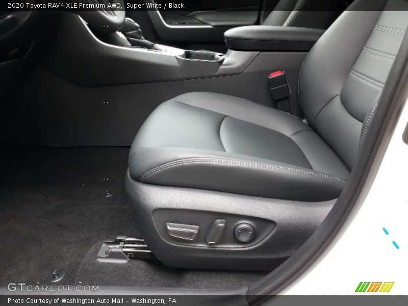 Super White / Black 2020 Toyota RAV4 XLE Premium AWD