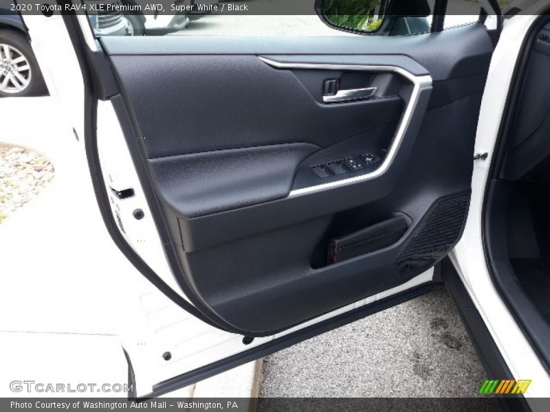 Super White / Black 2020 Toyota RAV4 XLE Premium AWD