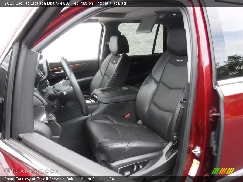 Red Passion Tintcoat / Jet Black 2016 Cadillac Escalade Luxury 4WD