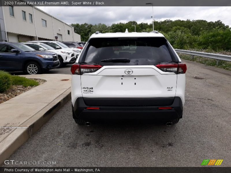 Super White / Black 2020 Toyota RAV4 XLE Premium AWD