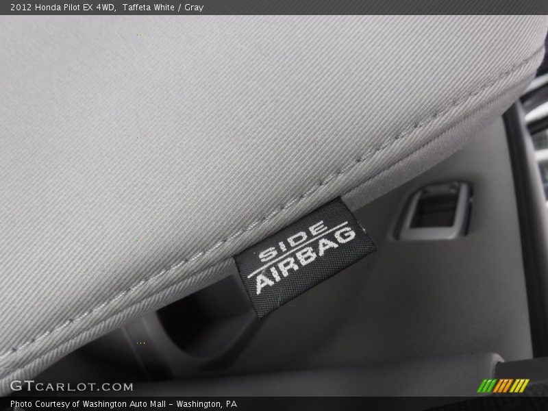 Taffeta White / Gray 2012 Honda Pilot EX 4WD