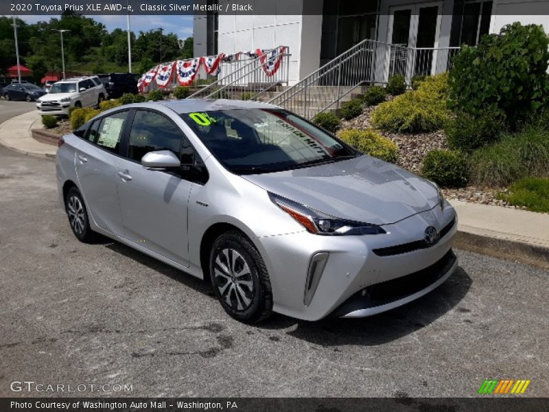 Classic Silver Metallic / Black 2020 Toyota Prius XLE AWD-e