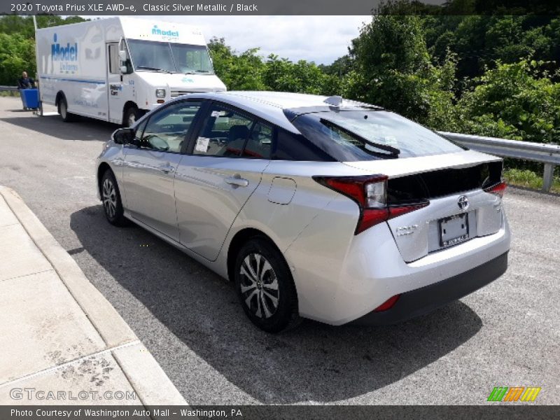 Classic Silver Metallic / Black 2020 Toyota Prius XLE AWD-e