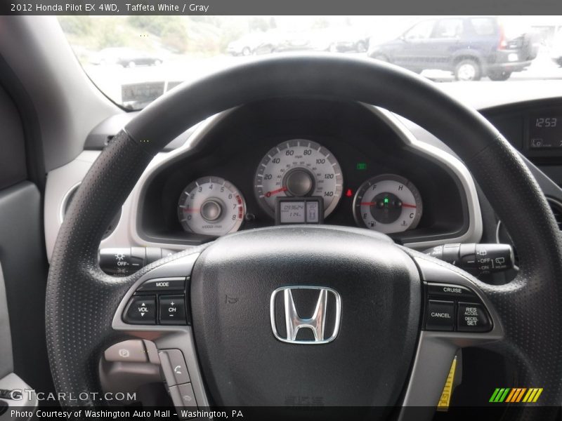 Taffeta White / Gray 2012 Honda Pilot EX 4WD