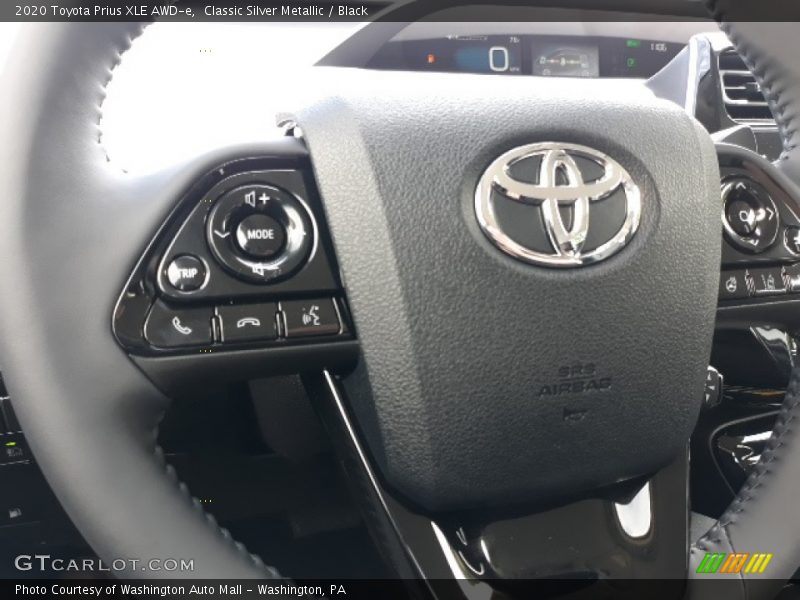 Classic Silver Metallic / Black 2020 Toyota Prius XLE AWD-e