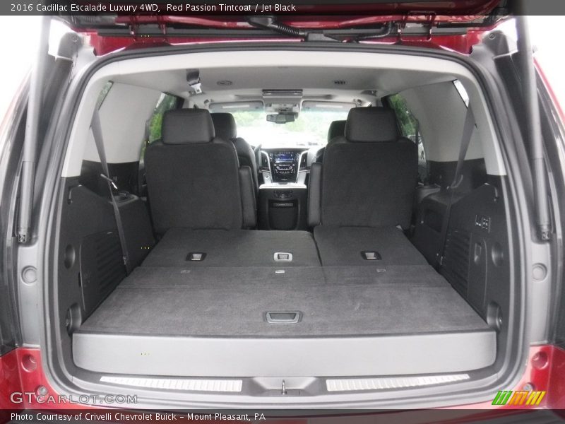 Red Passion Tintcoat / Jet Black 2016 Cadillac Escalade Luxury 4WD