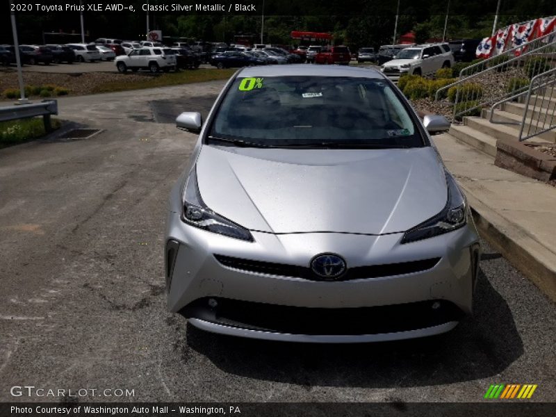 Classic Silver Metallic / Black 2020 Toyota Prius XLE AWD-e