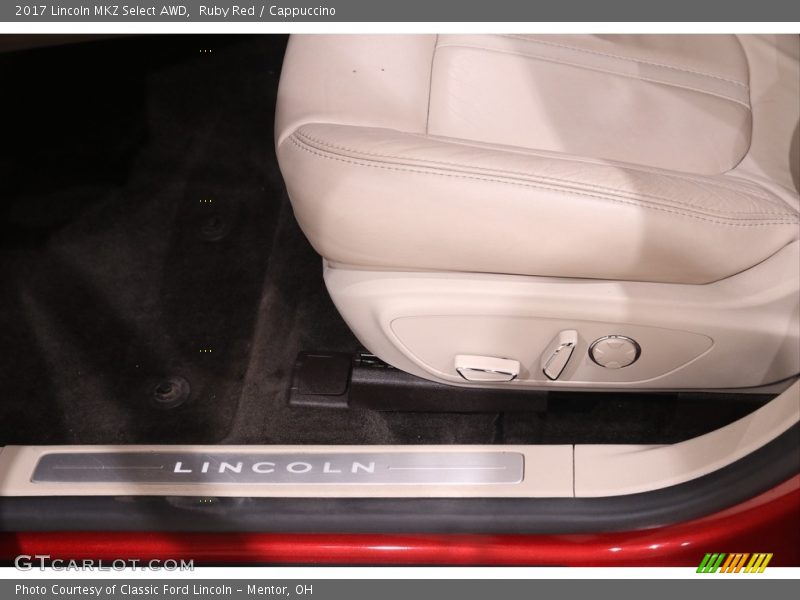 Ruby Red / Cappuccino 2017 Lincoln MKZ Select AWD