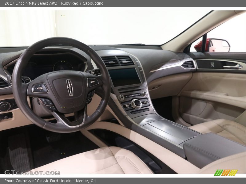  2017 MKZ Select AWD Cappuccino Interior