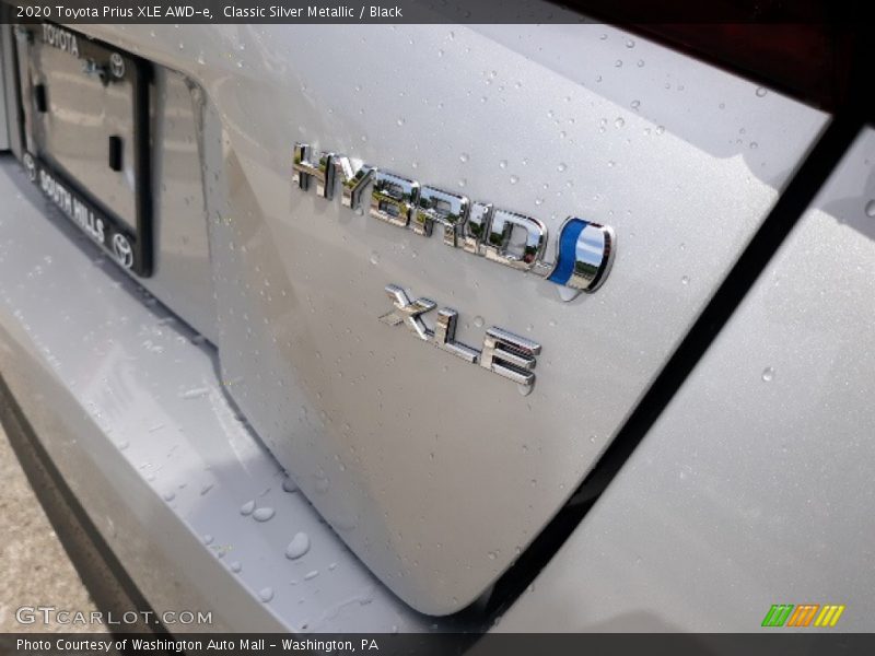 Classic Silver Metallic / Black 2020 Toyota Prius XLE AWD-e