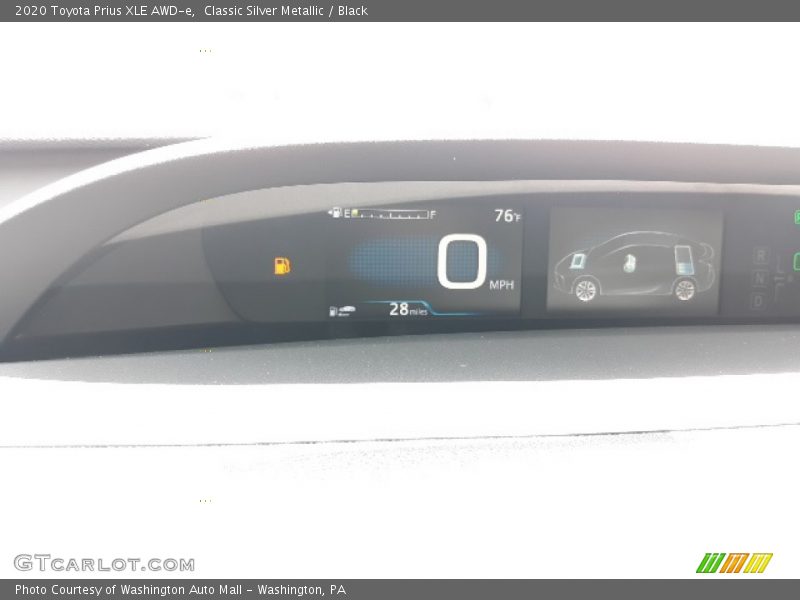 Classic Silver Metallic / Black 2020 Toyota Prius XLE AWD-e