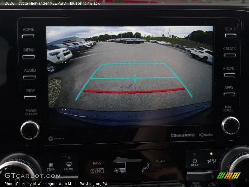 Blueprint / Black 2020 Toyota Highlander XLE AWD