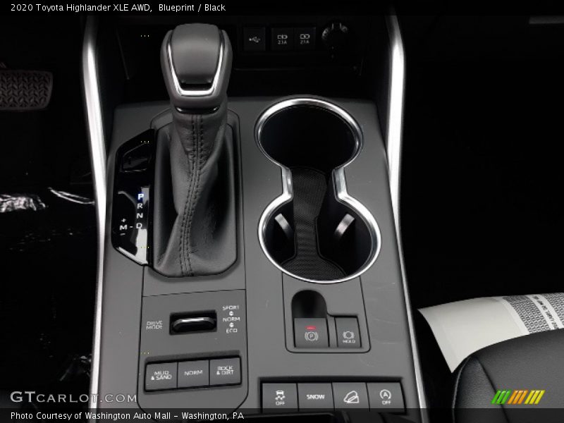Blueprint / Black 2020 Toyota Highlander XLE AWD