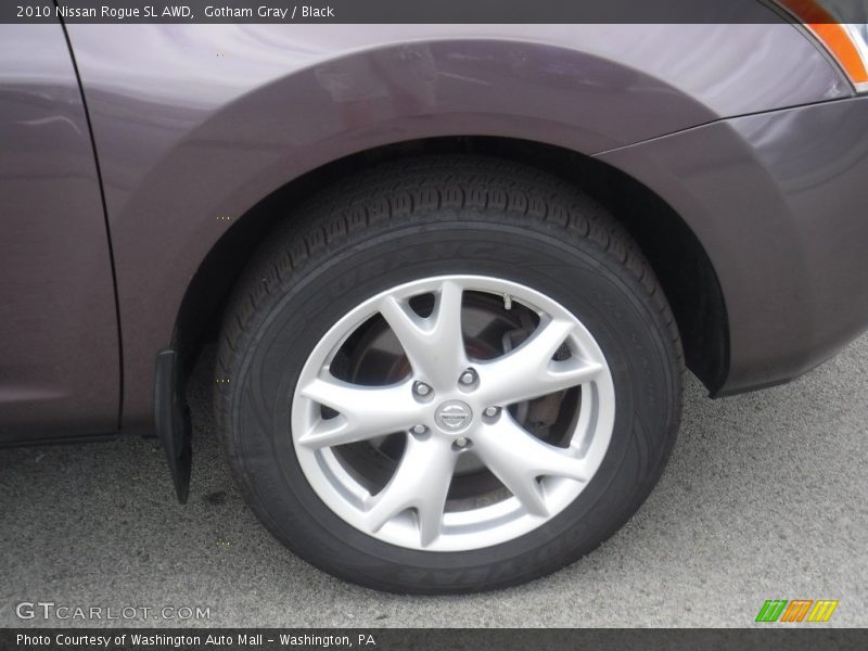 Gotham Gray / Black 2010 Nissan Rogue SL AWD