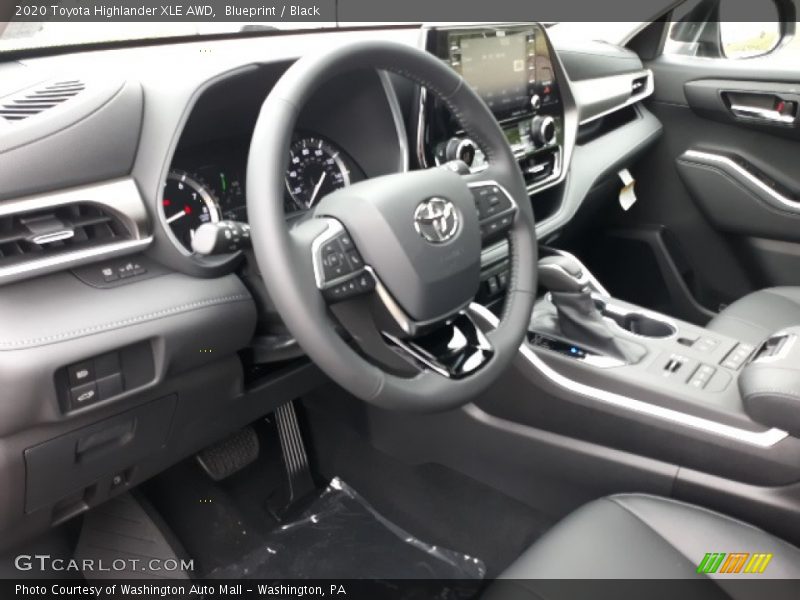 Blueprint / Black 2020 Toyota Highlander XLE AWD