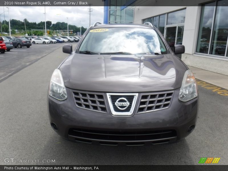 Gotham Gray / Black 2010 Nissan Rogue SL AWD