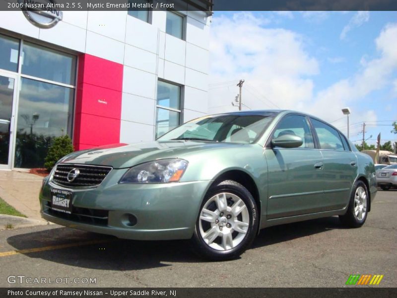 Mystic Emerald Metallic / Frost 2006 Nissan Altima 2.5 S