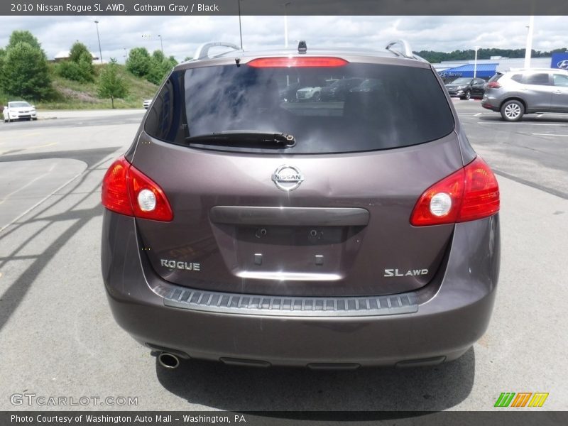 Gotham Gray / Black 2010 Nissan Rogue SL AWD