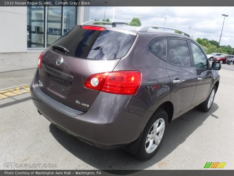 Gotham Gray / Black 2010 Nissan Rogue SL AWD