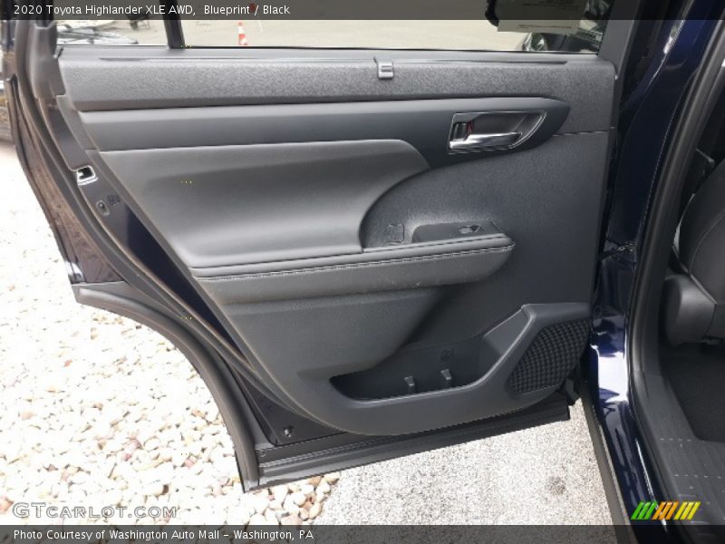 Blueprint / Black 2020 Toyota Highlander XLE AWD