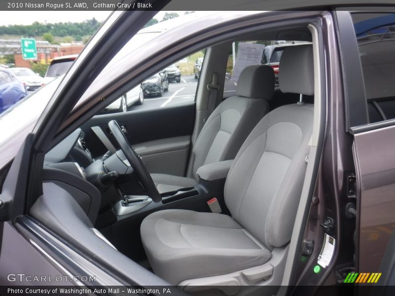 Gotham Gray / Black 2010 Nissan Rogue SL AWD