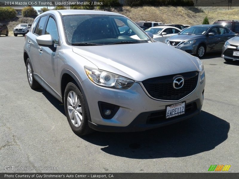 Liquid Silver Metallic / Black 2014 Mazda CX-5 Touring