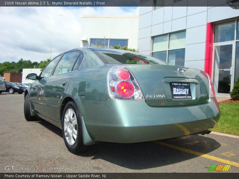 Mystic Emerald Metallic / Frost 2006 Nissan Altima 2.5 S