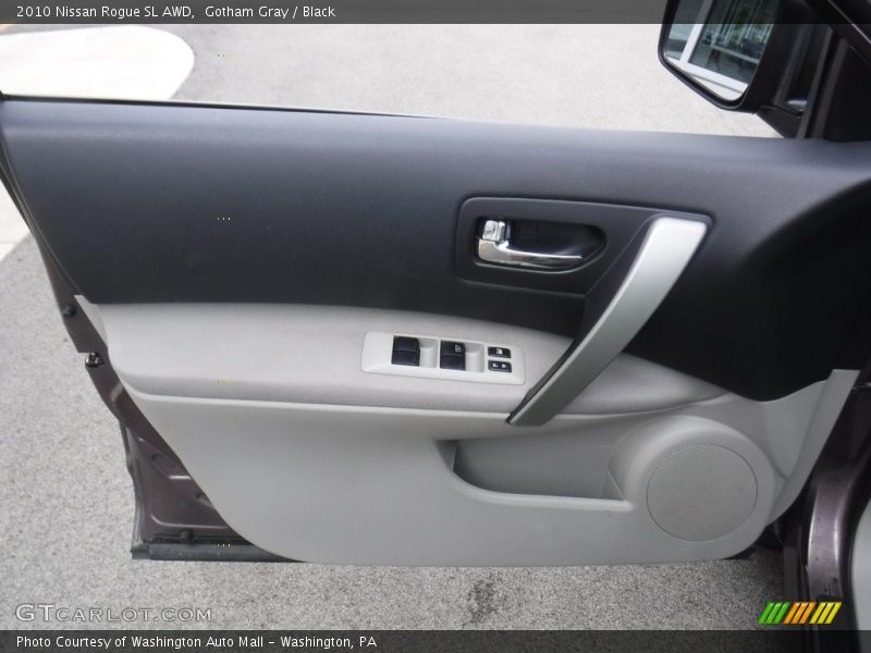 Gotham Gray / Black 2010 Nissan Rogue SL AWD