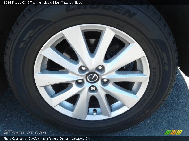 Liquid Silver Metallic / Black 2014 Mazda CX-5 Touring