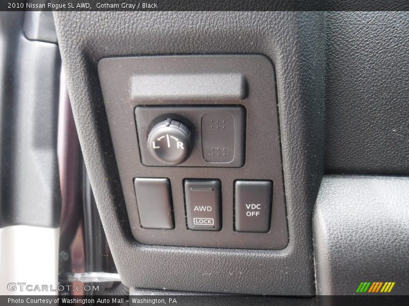 Gotham Gray / Black 2010 Nissan Rogue SL AWD