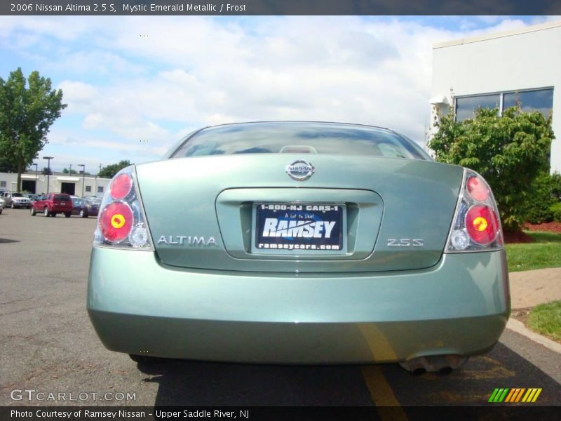 Mystic Emerald Metallic / Frost 2006 Nissan Altima 2.5 S