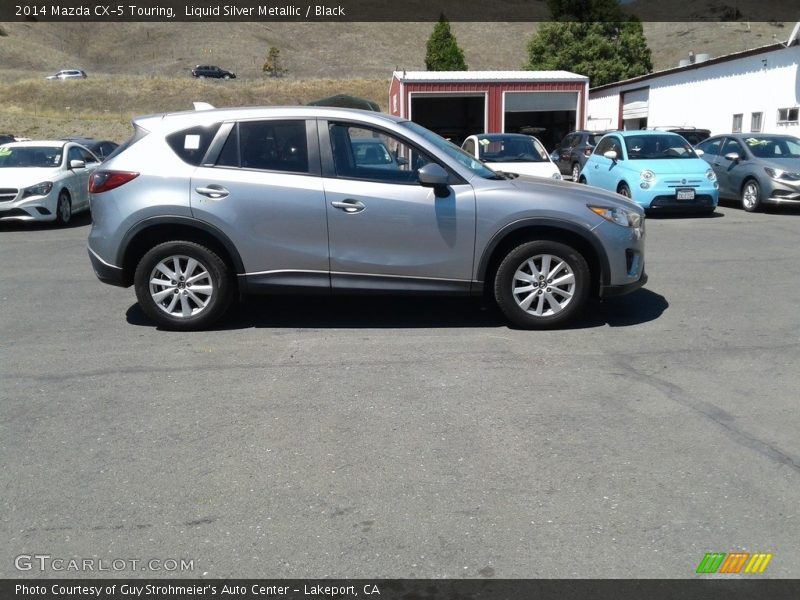 Liquid Silver Metallic / Black 2014 Mazda CX-5 Touring