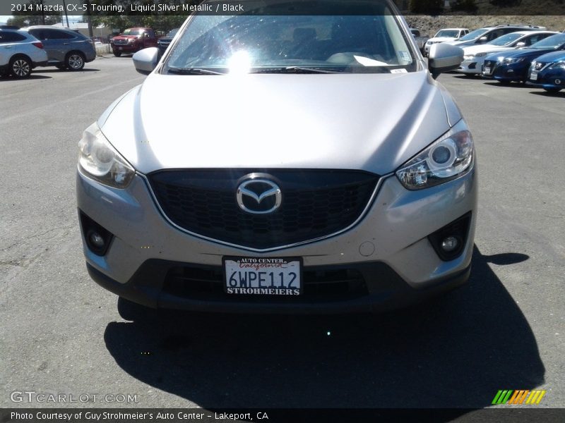 Liquid Silver Metallic / Black 2014 Mazda CX-5 Touring