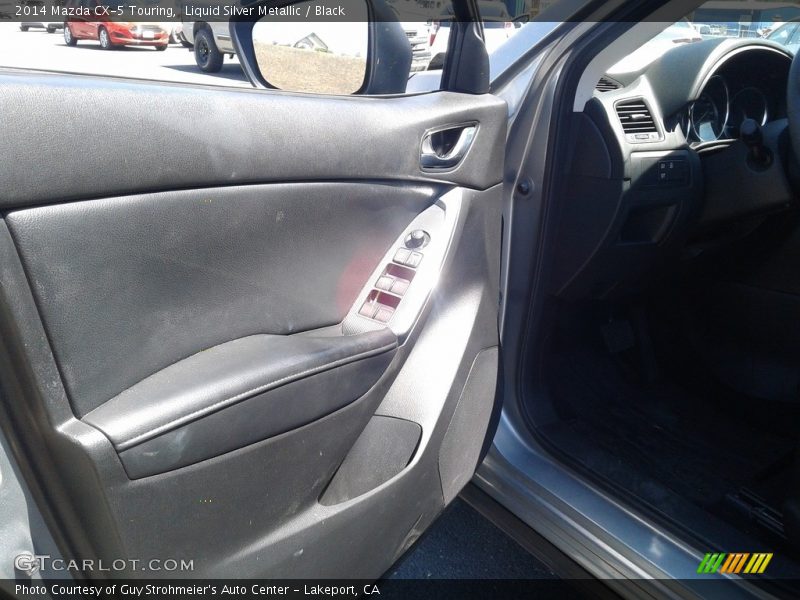 Liquid Silver Metallic / Black 2014 Mazda CX-5 Touring