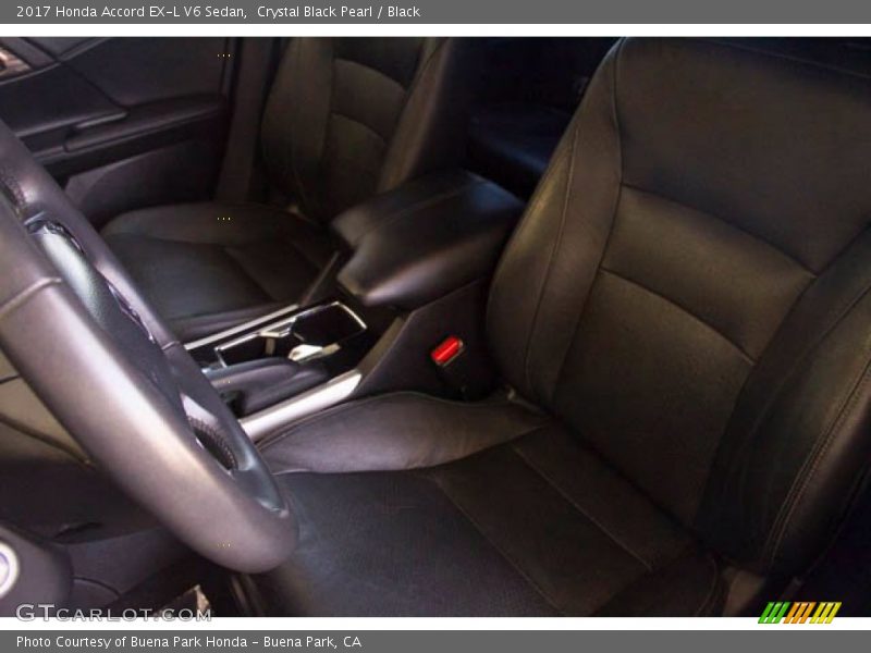 Crystal Black Pearl / Black 2017 Honda Accord EX-L V6 Sedan