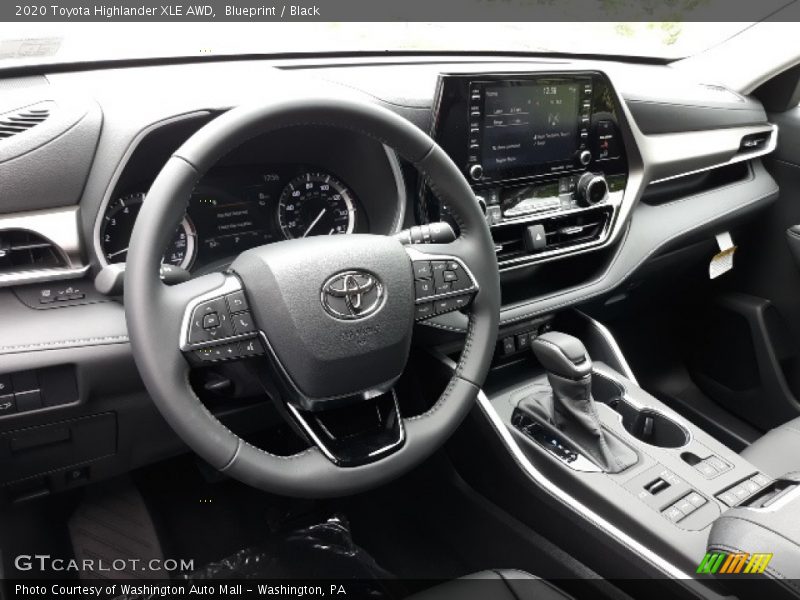 Blueprint / Black 2020 Toyota Highlander XLE AWD