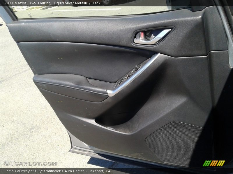 Liquid Silver Metallic / Black 2014 Mazda CX-5 Touring