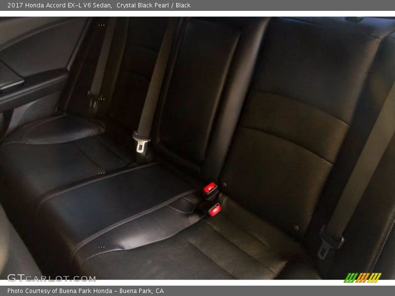 Crystal Black Pearl / Black 2017 Honda Accord EX-L V6 Sedan