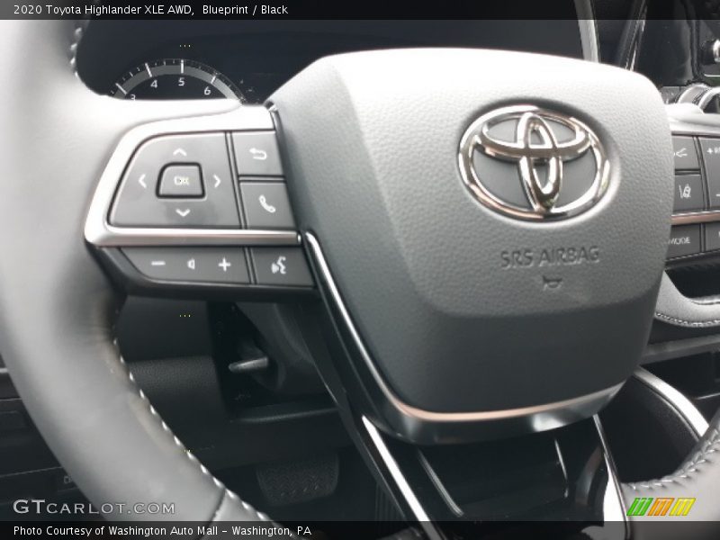 Blueprint / Black 2020 Toyota Highlander XLE AWD