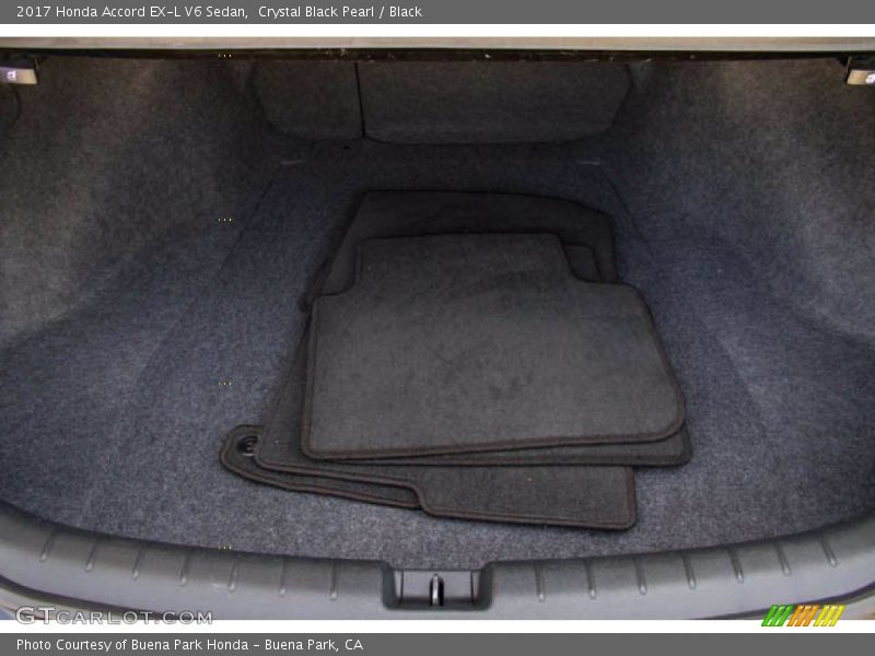 Crystal Black Pearl / Black 2017 Honda Accord EX-L V6 Sedan